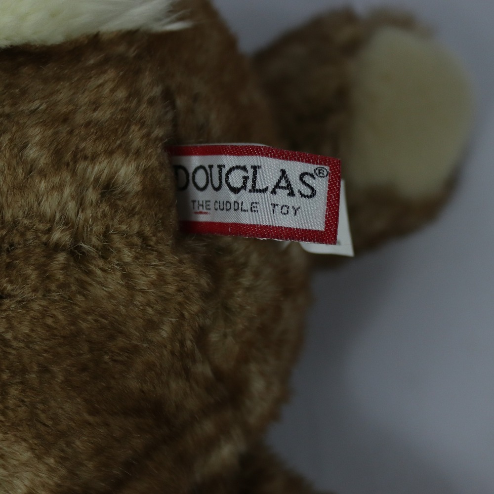 Douglas Cuddle Toys Truffle DLux Deluxe Sitting Bunny‎ 14" Brown Cream Plush - Picture 7 of 10